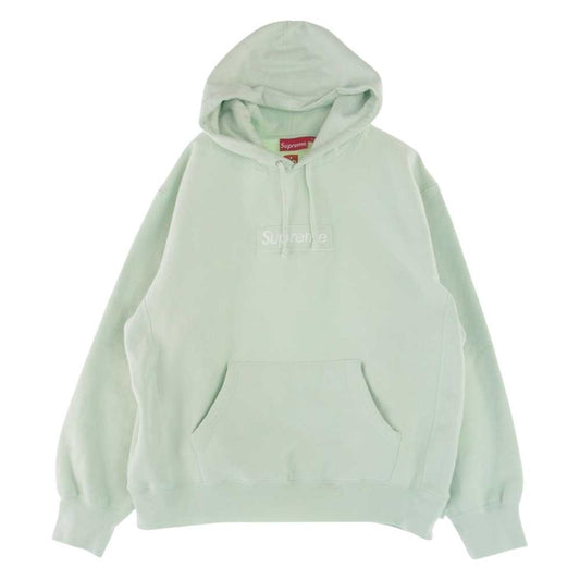Supreme シュプリーム 23AW Box Logo Hooded Sweatshirt Light Green ボックスロゴ スウェット パーカー ライトグリーン ライトグリーン系 M【極上美品】【中古】