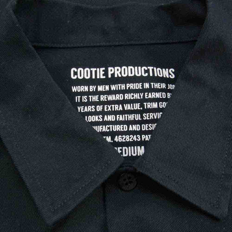 COOTIE クーティー 20AW CTE-20A204D × Dickies ディッキーズ コットン ポリエステル CPO シャツ ジャケット  ブラック系 M【中古】