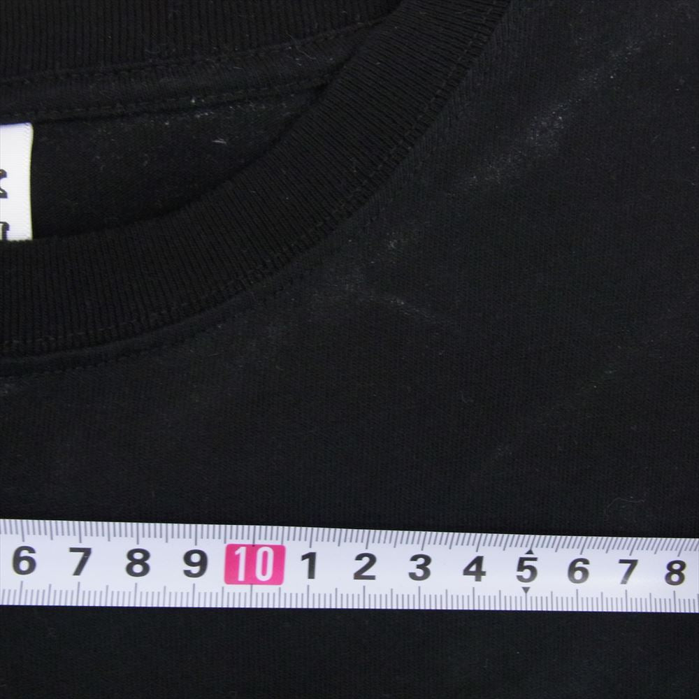 ブラックアイパッチ × FAF センター ロゴ プリント 半袖 Tシャツ ブラック系 L【中古】