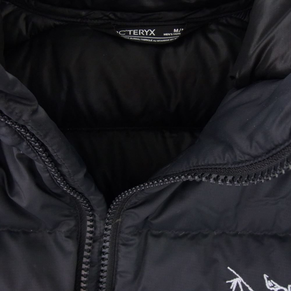 ARC'TERYX アークテリクス 21795 THORIUM AR JACKET ソリウム ロゴ刺繍 ダウン ジャケット ダークネイビー系 M【中古】