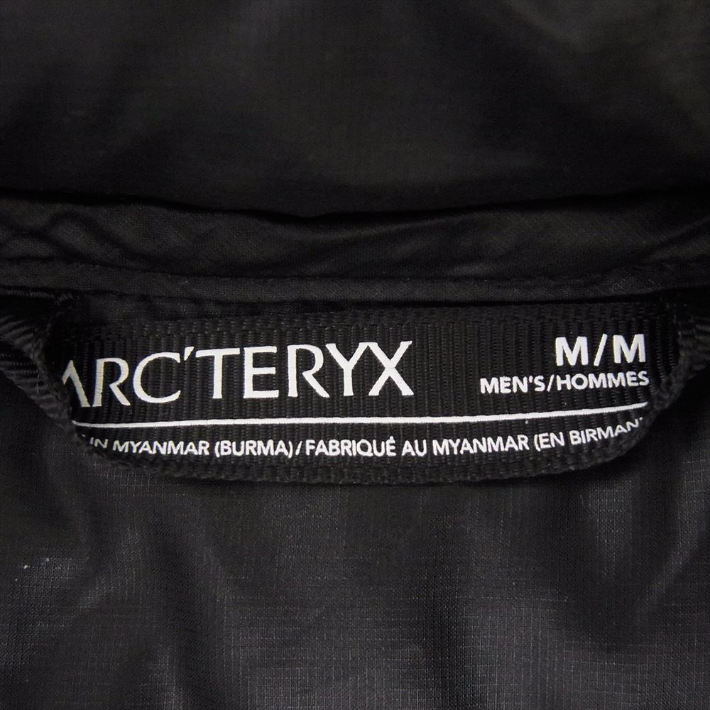 ARC'TERYX アークテリクス 21795 THORIUM AR JACKET ソリウム ロゴ刺繍 ダウン ジャケット ダークネイビー系 M【中古】