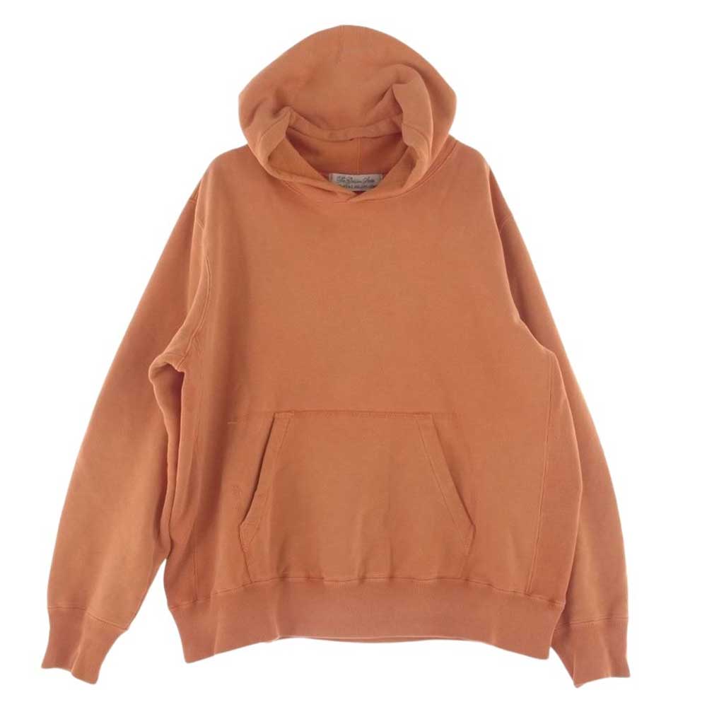 REMI RELIEF レミレリーフ pullover hoodie プルオーパー フーディー パーカー  オレンジ系 XL【中古】