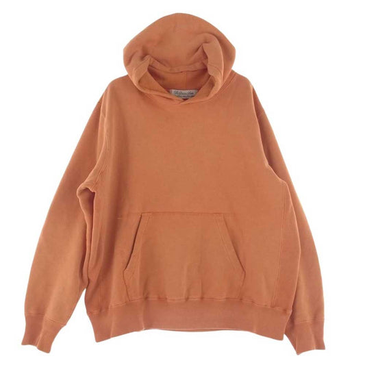 REMI RELIEF レミレリーフ pullover hoodie プルオーパー フーディー パーカー  オレンジ系 XL【中古】