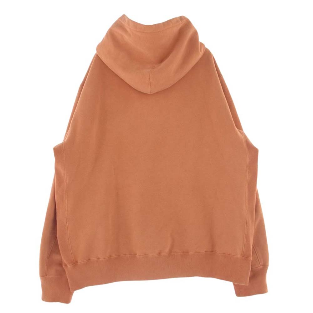 REMI RELIEF レミレリーフ pullover hoodie プルオーパー フーディー パーカー  オレンジ系 XL【中古】