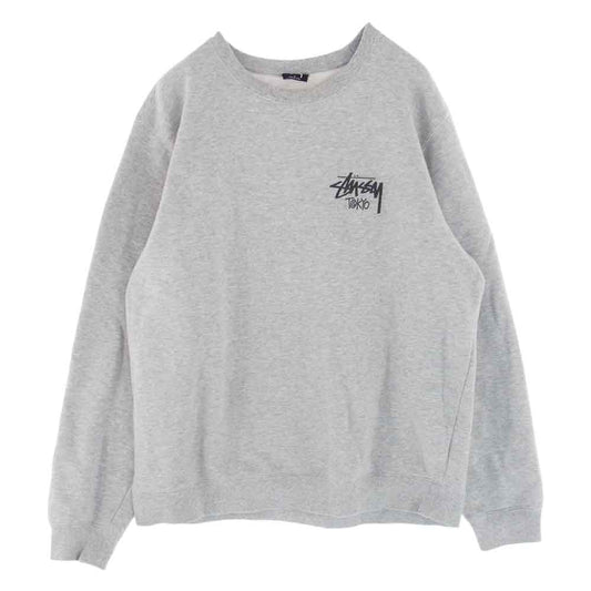 STUSSY ステューシー TOKYO LOGO BASIC SWEAT トーキョー  ロゴ ベーシック スウェット トレーナー グレー系 L【中古】