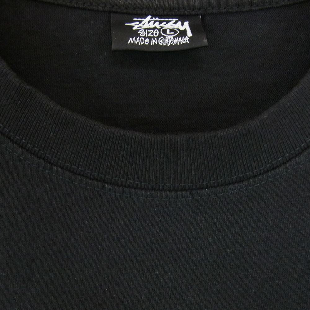 STUSSY ステューシー 22AW Lady Rome Tee レディ ローマ プリント Tシャツ 半袖 ブラック系 L【中古】