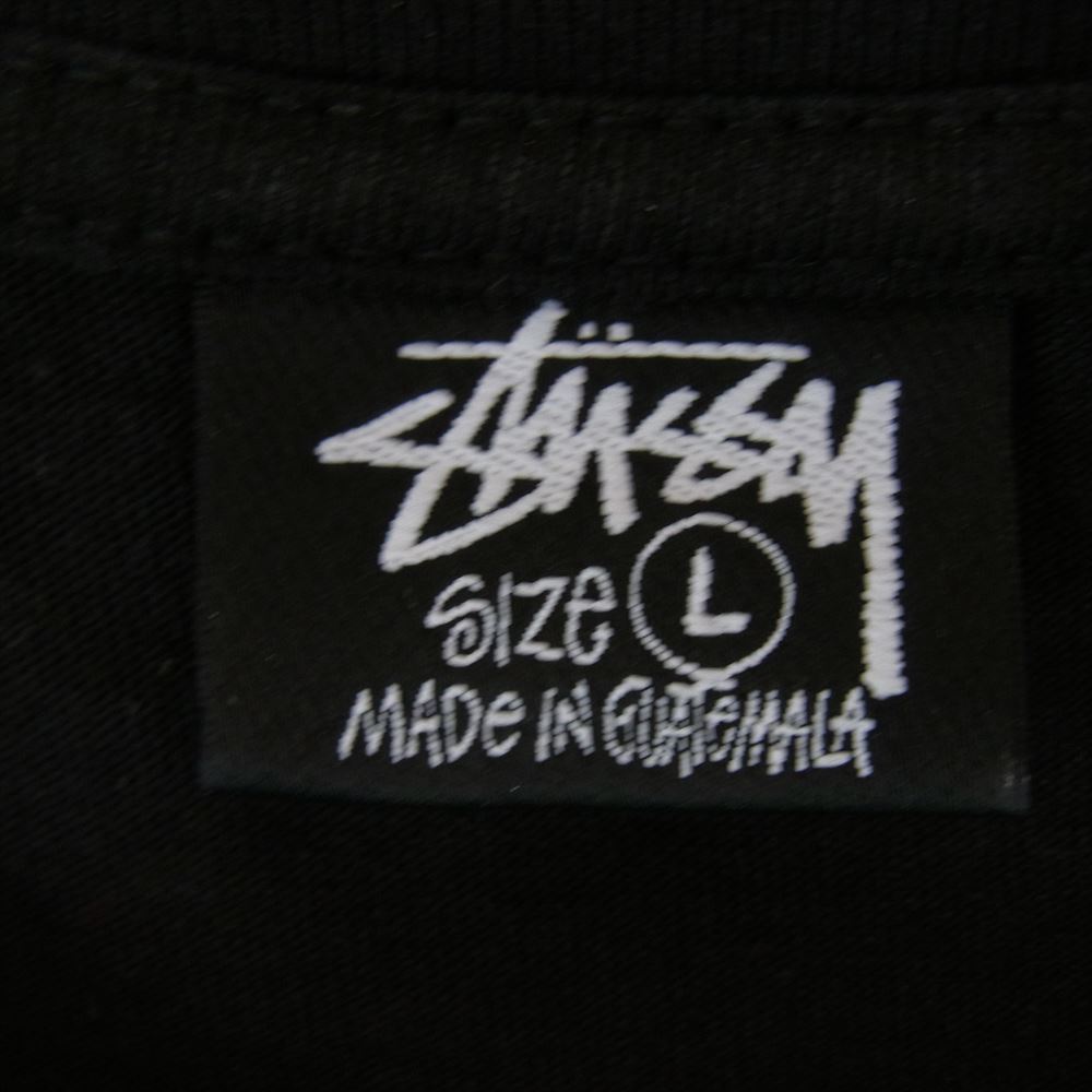 STUSSY ステューシー 22AW Lady Rome Tee レディ ローマ プリント Tシャツ 半袖 ブラック系 L【中古】