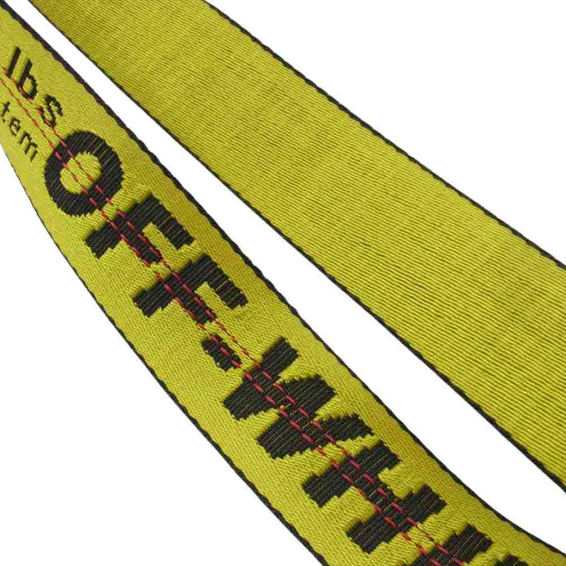 OFF-WHITE オフホワイト INDUSTRIAL BELT インダストリアル ベルト イエロー系 U【中古】