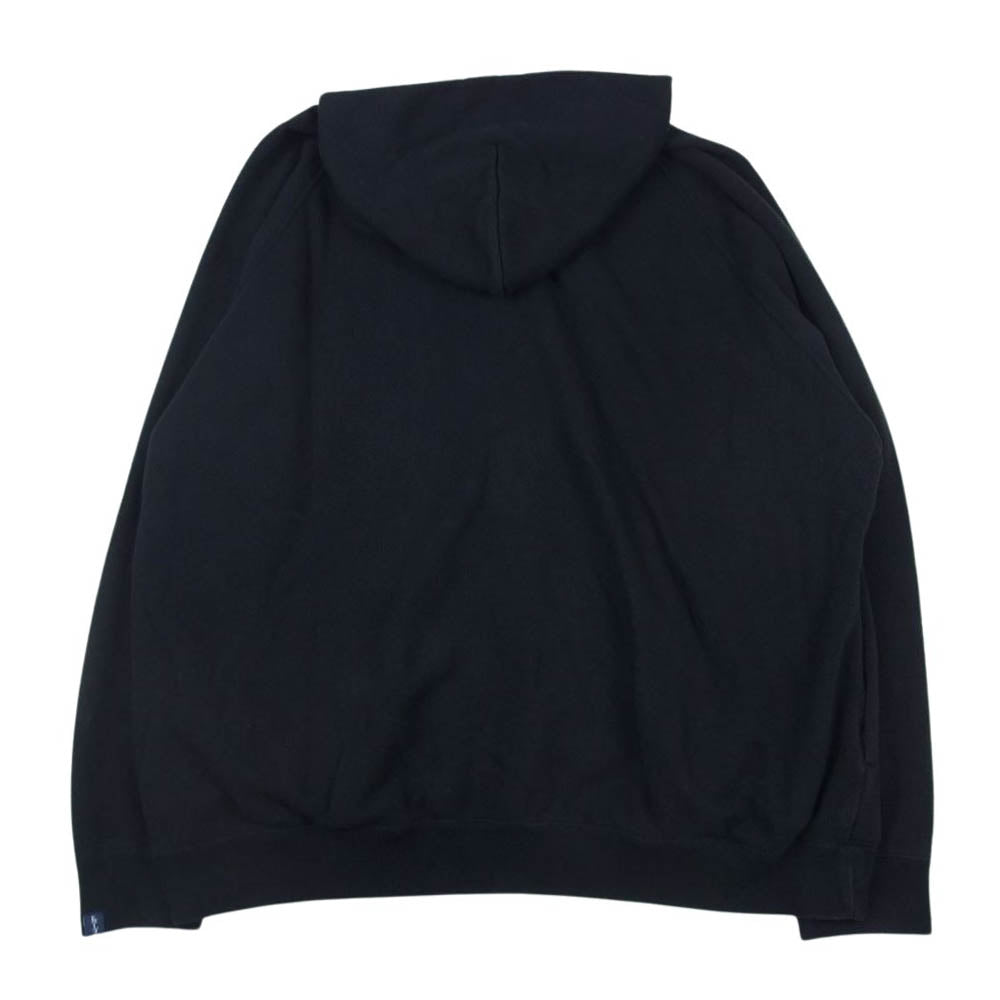 GRAPHPAPER グラフペーパー GU211-70173B LOOPWHEELER Full Zip Parka ループウィラー ラグランスリーブ フルジップ パーカー ブラック系 2【中古】