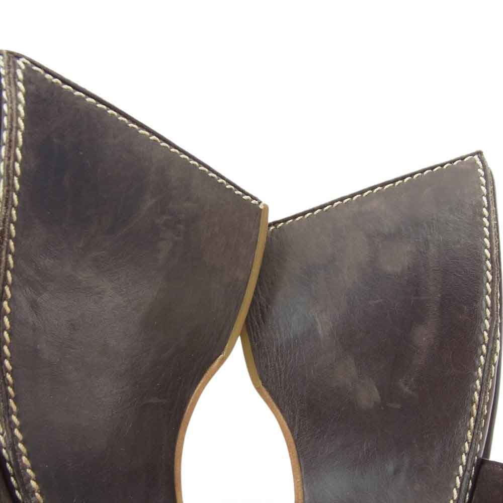 セルジオロッシ イタリア製 ヒール サンダル ブラウン系 35.5【中古】