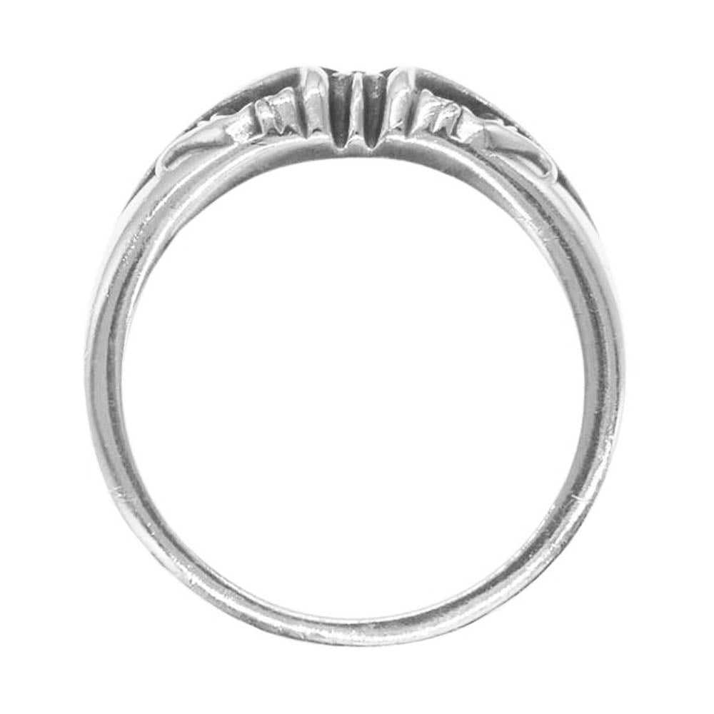 CHROME HEARTS クロムハーツ（原本無） BABY CLSC ベイビー クラシック K&T シルバー リング シルバー系 19号【中古】