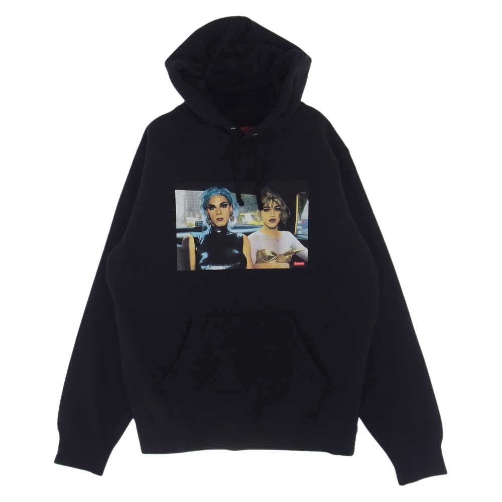 Supreme シュプリーム 18SS Nan Goldin Misty and Jimmy Paulette Hooded Sweatshirt ナンゴールディン フォトプリント パーカー ブラック系 M【新古品】【未使用】【中古】
