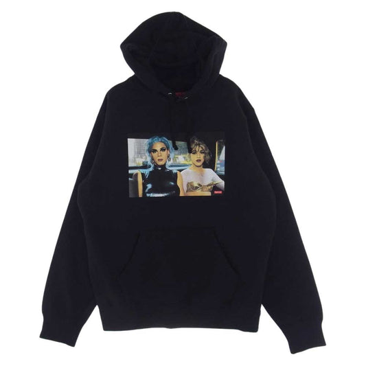 Supreme シュプリーム 18SS Nan Goldin Misty and Jimmy Paulette Hooded Sweatshirt ナンゴールディン フォトプリント パーカー ブラック系 M【新古品】【未使用】【中古】