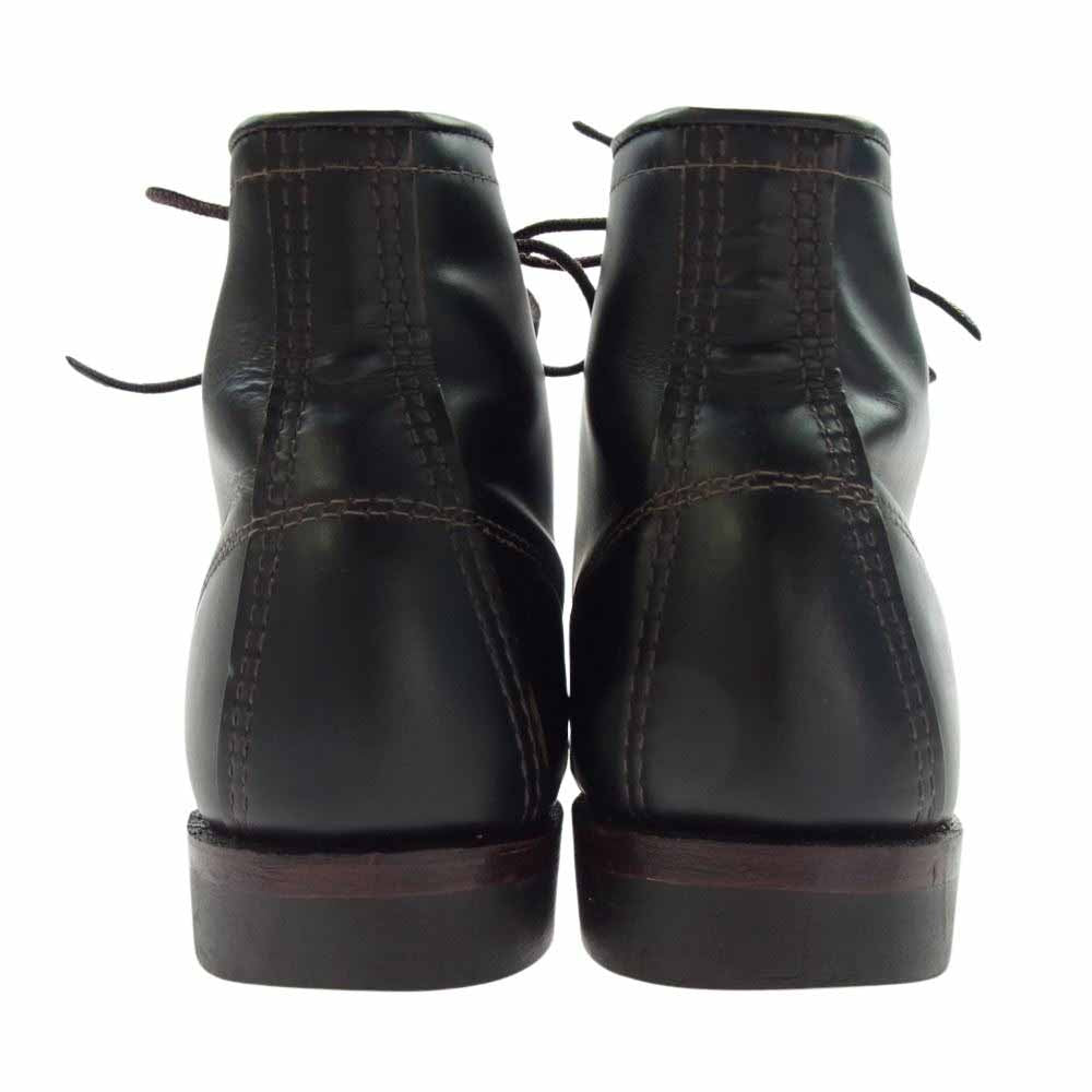 RED WING レッドウィング 9060 BECKMAN FLATBOX ベックマン フラットボックス レザー レースアップ ワーク ブーツ シューズ ブラック系 24.5cm【中古】