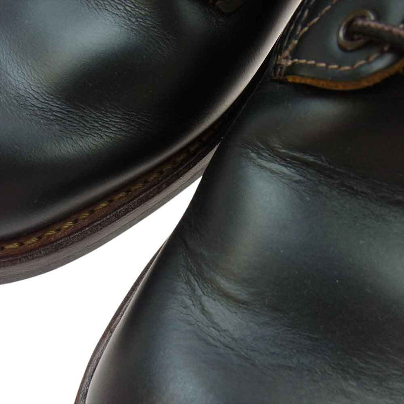 RED WING レッドウィング 9060 BECKMAN FLATBOX ベックマン フラットボックス レザー レースアップ ワーク ブーツ シューズ ブラック系 24.5cm【中古】