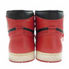 NIKE AIR JORDAN ナイキ ジョーダン 130207-061 【観賞用】 94年復刻 AIR JORDAN 1 HIGH BRED AJ1 エアジョーダン ハイ ブレッド スニーカー レッド系/ブラック系 25.5cm【中古】
