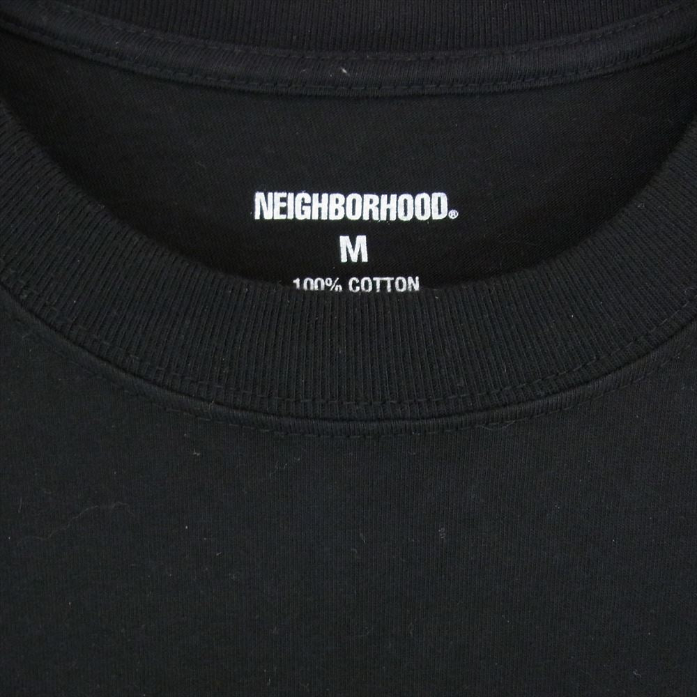 NEIGHBORHOOD ネイバーフッド VULGAR/C-TEE.SS ロゴ 半袖 Tシャツ ブラック系 M【中古】