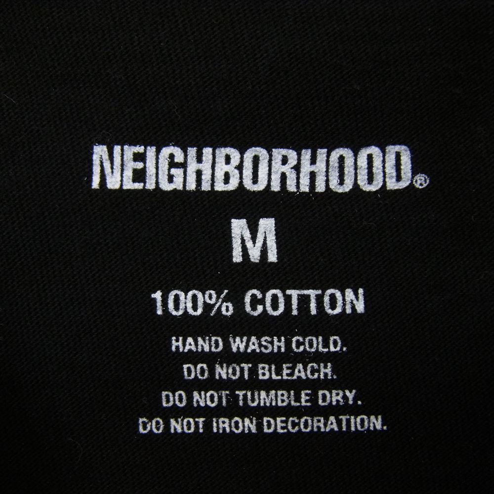 NEIGHBORHOOD ネイバーフッド VULGAR/C-TEE.SS ロゴ 半袖 Tシャツ ブラック系 M【中古】