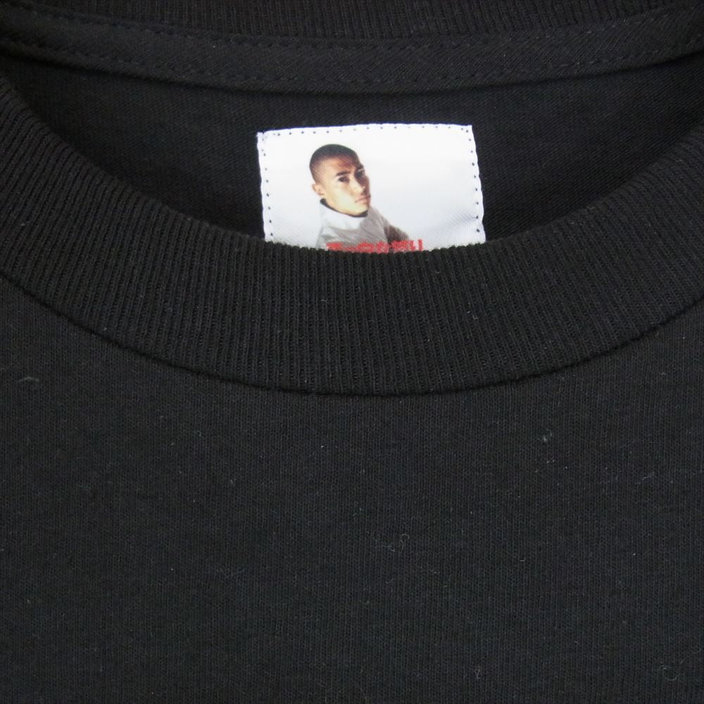 WACKO MARIA ワコマリア 凶気の桜 Crew neck T-shirt プリント クルーネック 半袖 Tシャツ ブラック系 M【中古】