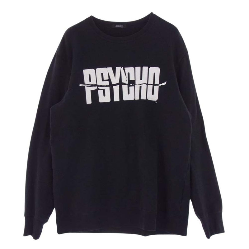 UNDERCOVER アンダーカバー 16AW UCQ9810 PSYCHO SWEAT サイコ プリント スウェット ブラック系 3【中古】