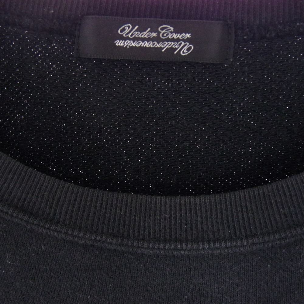 UNDERCOVER アンダーカバー 16AW UCQ9810 PSYCHO SWEAT サイコ プリント スウェット ブラック系 3【中古】