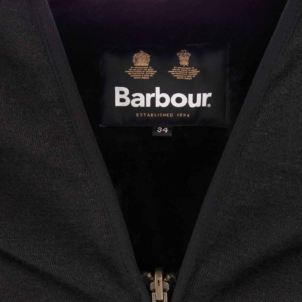 Barbour バブアー 232MLI0035 フロントジップ ファーライナー スリムフィット ベスト ブラック系 34【中古】