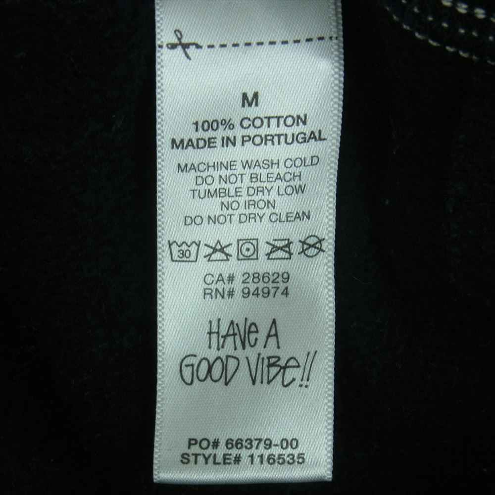 STUSSY ステューシー 116535 Contrast Stitch Label コントラスト ステッチ ラベル スウェット パンツ ブラック系 M【中古】