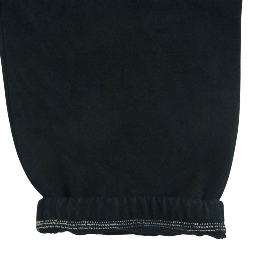 STUSSY ステューシー 116535 Contrast Stitch Label コントラスト ステッチ ラベル スウェット パンツ ブラック系 M【中古】