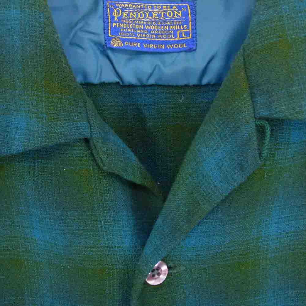PENDLETON ペンドルトン 60s ヴィンテージ オープンカラー オンブレ