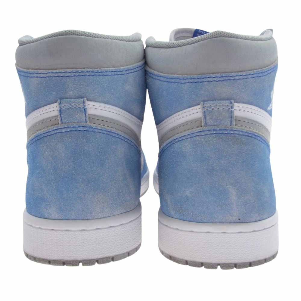 NIKE ナイキ 555088-402 Air Jordan 1 High OG Hyper Royal エアジョーダン1 ハイ OG ハイパーロイヤル スニーカー ホワイト系 ブルー系 28cm【美品】【中古】
