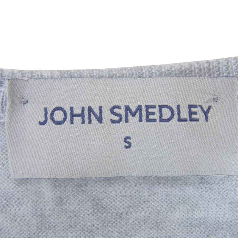 JOHN SMEDLEY ジョンスメドレー Vネック ニット セーター グレー系 S【中古】