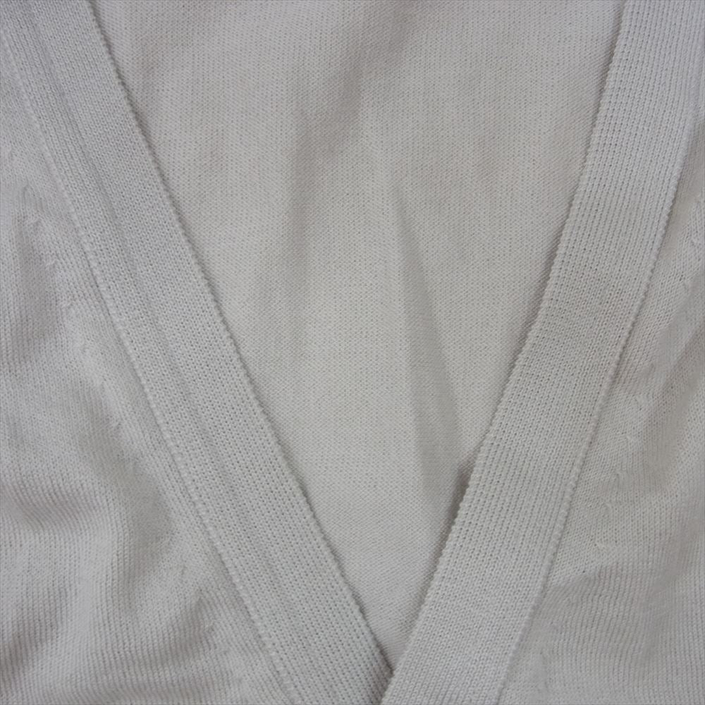 JOHN SMEDLEY ジョンスメドレー コットン イギリス製 ボタン カーディガン グレー系 S【中古】