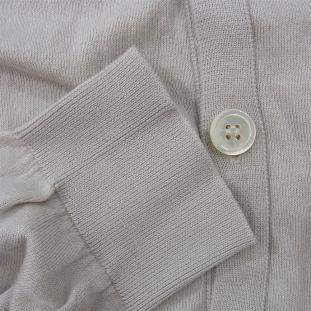 JOHN SMEDLEY ジョンスメドレー コットン イギリス製 ボタン カーディガン グレー系 S【中古】