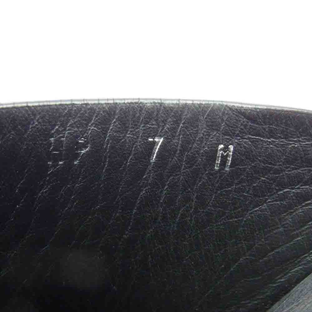 Salvatore Ferragamo サルヴァトーレフェラガモ ロゴ レザー ミュール サンダル シューズ ブラック系 7【中古】