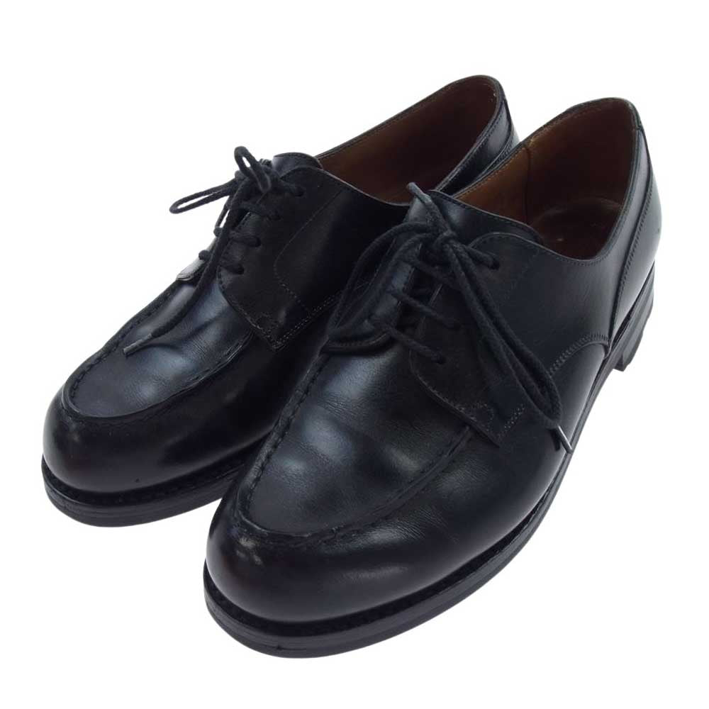 J.M WESTON ジェイエムウエストン 641-35 ゴルフ レザー ローファー シューズ ブラック系 4.5【中古】