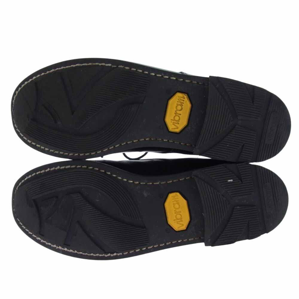 J.M WESTON ジェイエムウエストン 641-35 ゴルフ レザー ローファー シューズ ブラック系 4.5【中古】