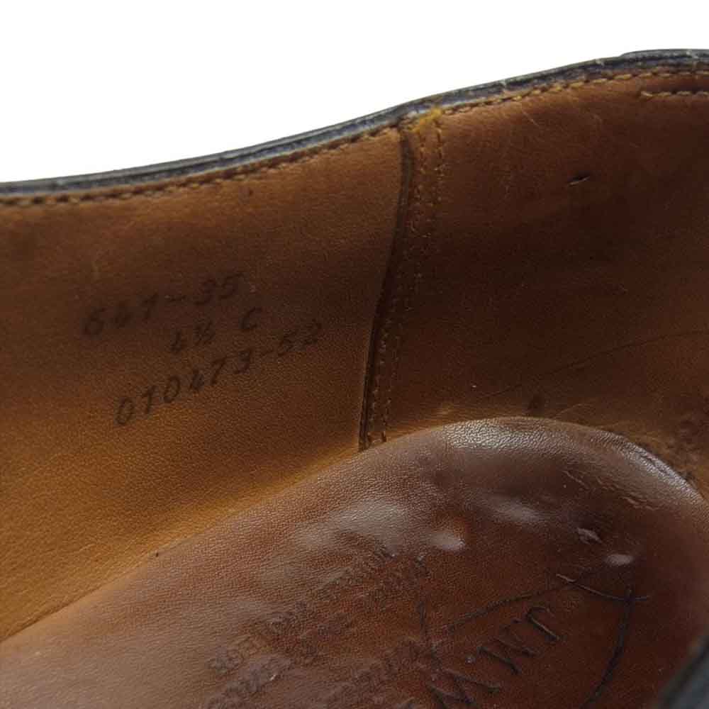 J.M WESTON ジェイエムウエストン 641-35 ゴルフ レザー ローファー シューズ ブラック系 4.5【中古】