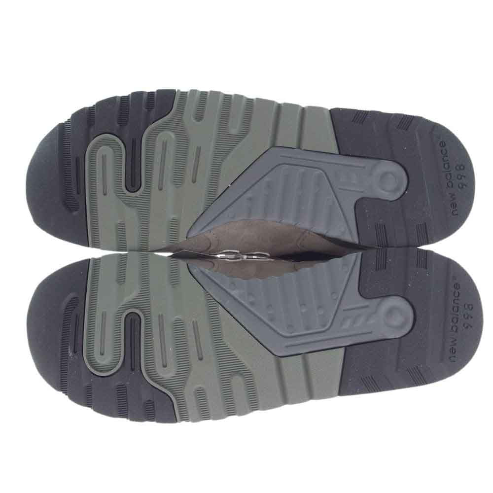 NEW BALANCE ニューバランス U998GR Gray グレー スエード メッシュ スニーカー グレー系 27.5cm【新古品】【未使用】【中古】