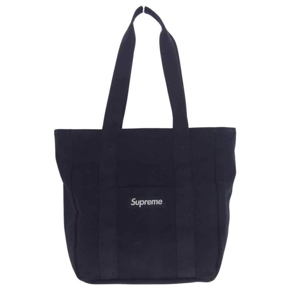 Supreme シュプリーム 20AW Canvas Tote キャンバス トートバッグ ブラック系【極上美品】【中古】