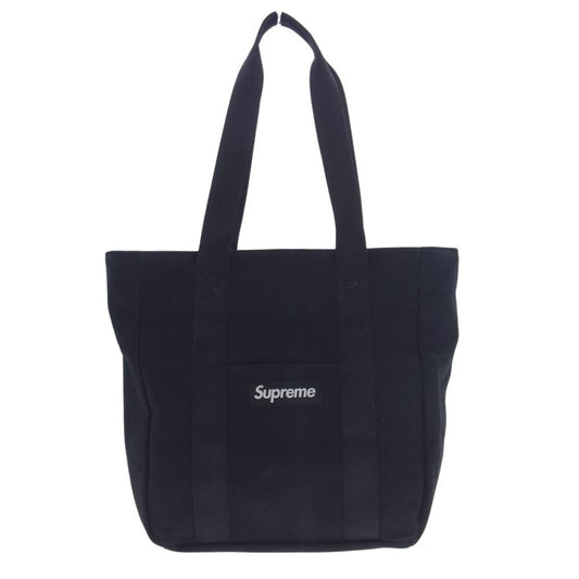 Supreme シュプリーム 20AW Canvas Tote キャンバス トートバッグ ブラック系【極上美品】【中古】