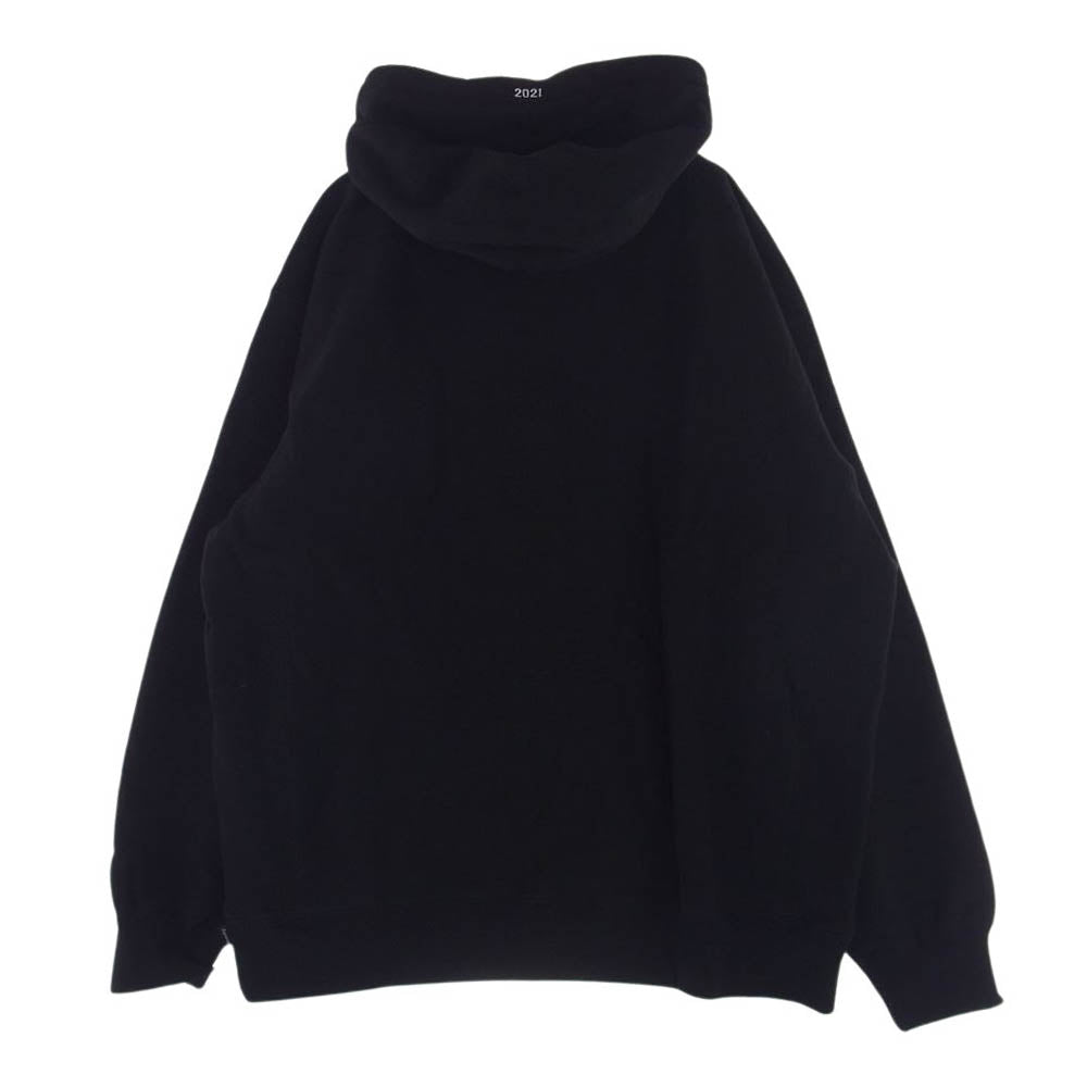 Supreme シュプリーム 21AW Box Logo Hooded Sweatshirt Black ボックスロゴ フーデット スウェット パーカー ブラック系 XL【極上美品】【中古】