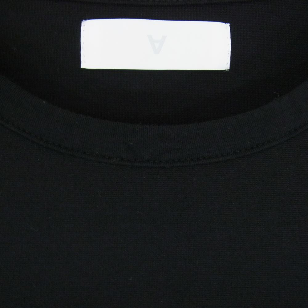 ターン エー TAT002-02 ビスコース ナイロン ハイストレッチ 度詰め ポンチ ドルマンスリーブ カットソー 半袖 Tシャツ ブラック系 4【中古】