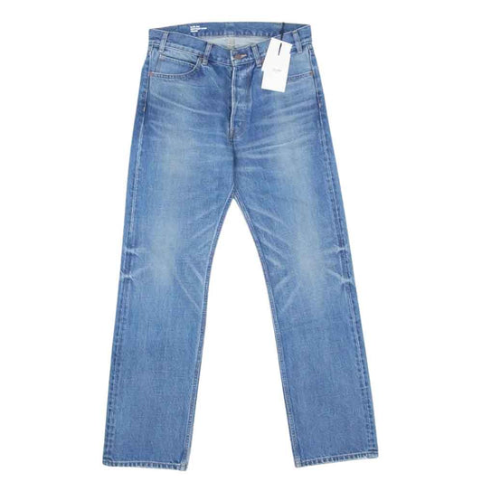 CELINE セリーヌ 23AW N574 930F 07UW Kurt Jeans In Union Wash Denim カートジーンズ ユニオンウォッシュ ダメージ加工 インディゴ デニム パンツ インディゴブルー系 31【美品】【中古】