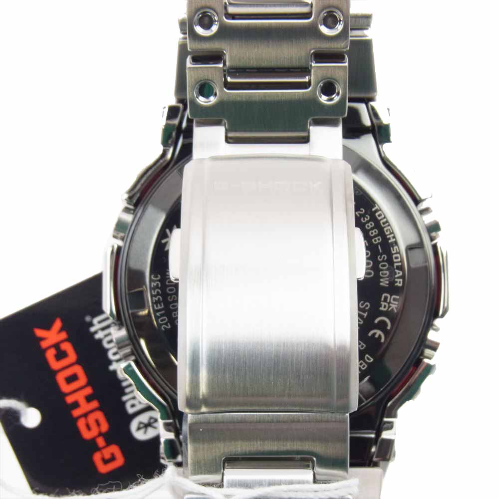 CASIO G-SHOCK カシオ ジーショック GMW-B5000D-1JF フルメタル ソーラー電波時計 Bluetooth 腕時計 ウォッチ シルバー系【新古品】【未使用】【中古】
