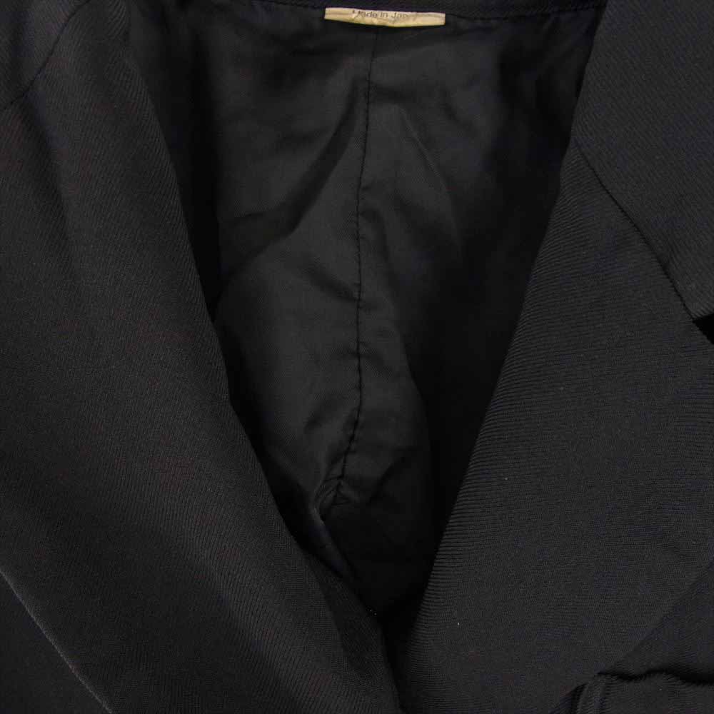 COMME des GARCONS HOMME PLUS コムデギャルソンオムプリュス 21SS PG-J067  ポリ縮絨 フロント ホック テーラード ジャケット ブラック系 S【中古】