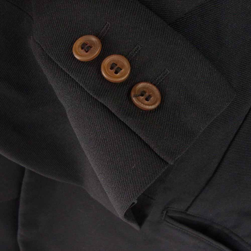 COMME des GARCONS HOMME PLUS コムデギャルソンオムプリュス 21SS PG-J067  ポリ縮絨 フロント ホック テーラード ジャケット ブラック系 S【中古】
