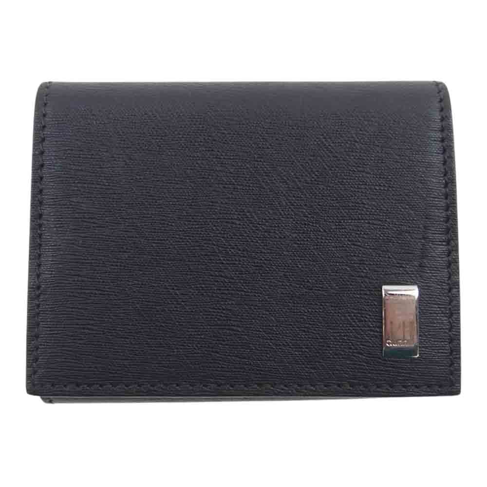 Dunhill ダンヒル FP8000E イタリア製 レザー コインケース 小銭入れ  ダークブラウン系【中古】