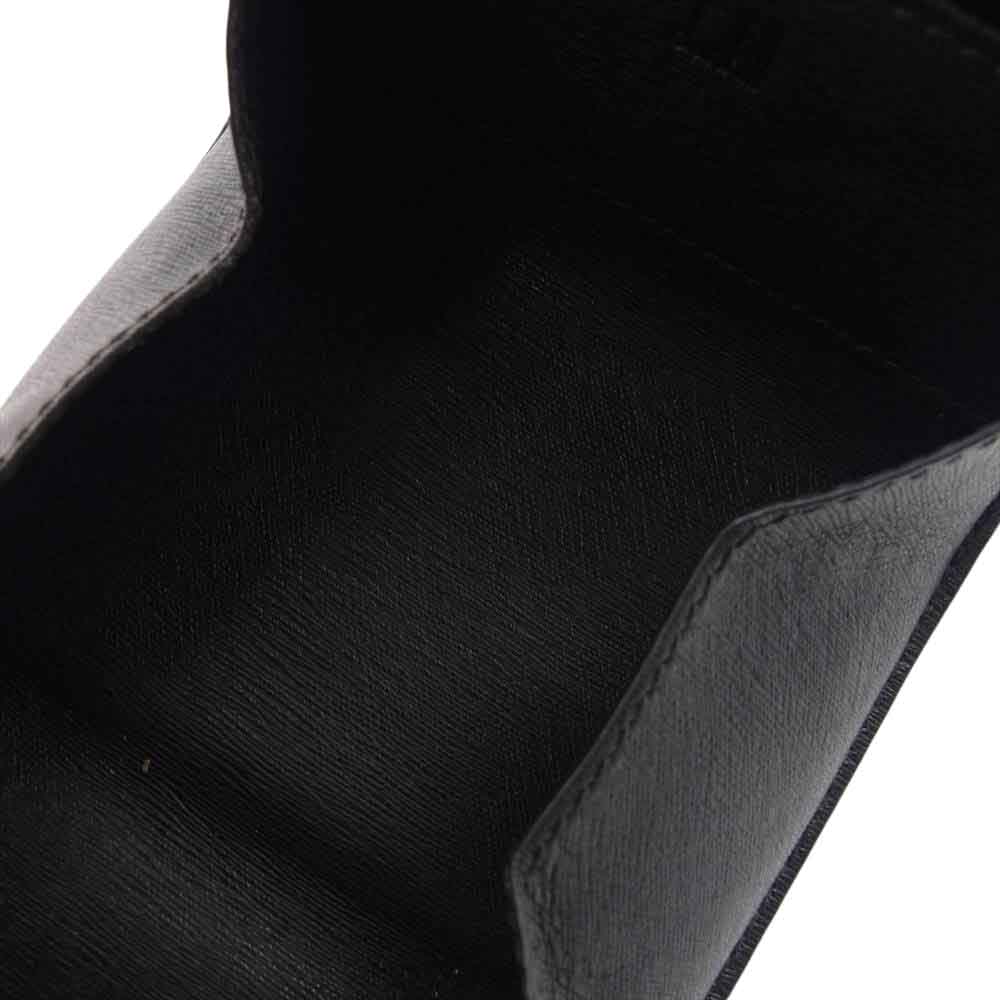 Dunhill ダンヒル FP8000E イタリア製 レザー コインケース 小銭入れ  ダークブラウン系【中古】