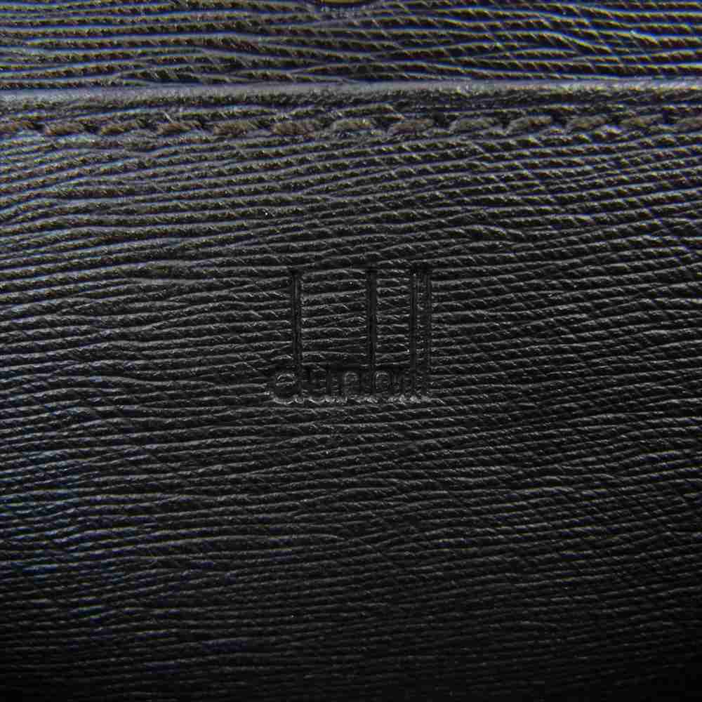 Dunhill ダンヒル FP8000E イタリア製 レザー コインケース 小銭入れ  ダークブラウン系【中古】