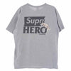 Supreme シュプリーム 22SS × ANTI HERO DOG TEE アンチヒーロー アンタイヒーロー ロゴ 半袖 クルーネック プリント 半袖 Tシャツ グレー系 L【中古】